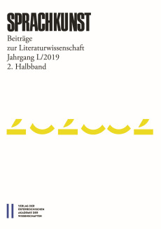 Sprachkunst ‒ Beiträge zur Literaturwissenschaft, Jahrgang L/2019, 2. Halbband