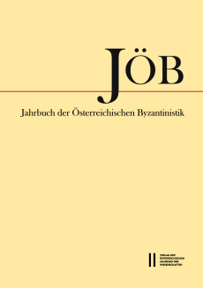 Jahrbuch der Österreichischen Byzantinistik, Band 70/2020