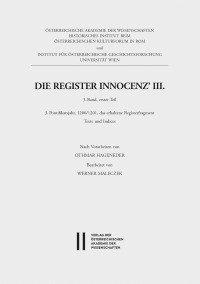 Die Register Innocenz' III., 3. Band