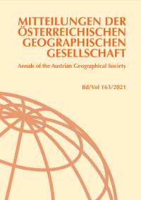 Mitteilungen der Österreichischen Geographischen Gesellschaft, Band 163