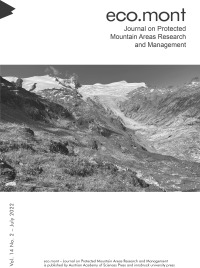 eco.mont – Journal on Protected Mountain Areas Research and Management, Vol. 14 / No. 2