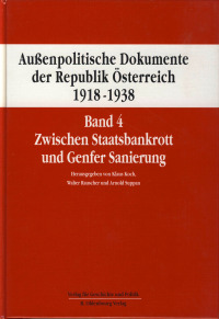 Außenpolitische Dokumente der Republik Österreich 1918‒1938, Band 4