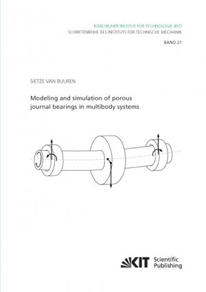 Modeling and simulation of porous journal bearings in multibody systems