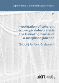 Investigation of coherent microscopic defects inside the tunneling barrier of a Josephson junction