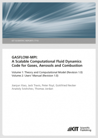 GASFLOW-MPI: A Scalable Computational Fluid Dynamics Code for Gases, Aerosols and Combustion. Band 1 (Theory and Computational Model (Revision 1.0) und Band 2 (Users' Manual). (KIT Scientific Reports ; 7710 und 7711)