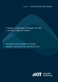 Decentralized Energy Systems, Market Integration, Optimization : Project Report