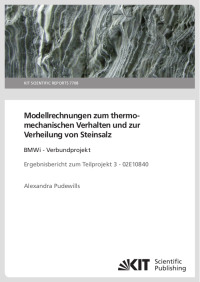 Modellrechnungen zum thermomechanischen Verhalten und zur Verheilung von Steinsalz: BMWi - Verbundprojekt Ergebnisbericht zum Teilprojekt 3 - 02E10840