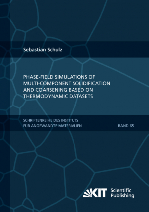 Phase-field simulations of multi-component solidification and coarsening based on thermodynamic datasets