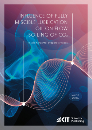 Influence of fully miscible lubrication oil on flow boiling of CO₂ inside horizontal evaporator tubes