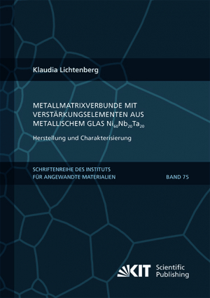 Metallmatrixverbunde mit Verstärkungselementen aus metallischem Glas Ni₆₀Nb₂₀Ta₂₀ – Herstellung und Charakterisierung