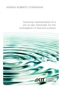 Numerical representation of a pin-on-disc tribometer for the investigation of textured surfaces