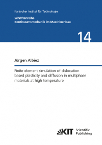 Finite element simulation of dislocation based plasticity and diffusion in multiphase materials at high temperature