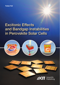 Excitonic Effects and Bandgap Instabilities in Perovskite Solar Cells