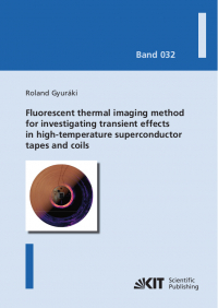 Fluorescent thermal imaging method for investigating transient effects in high-temperature superconductor tapes and coils