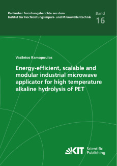 Energy-efficient, scalable and modular industrial microwave applicator for high temperature alkaline hydrolysis of PET