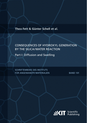 Consequences of hydroxyl generation by the silica/water reaction – Part I: Diffusion and Swelling
