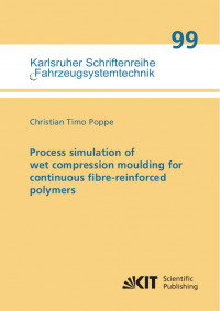 Process simulation of wet compression moulding for continuous fibre-reinforced polymers