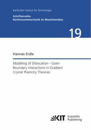 Modeling of Dislocation – Grain Boundary Interactions in Gradient Crystal Plasticity Theories
