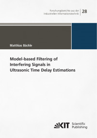 Model-based Filtering of Interfering Signals in Ultrasonic Time Delay Estimations