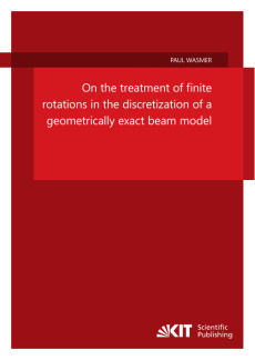 On the treatment of finite rotations in the discretization of a geometrically exact beam model