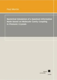 Numerical Simulation of a Quantum Information Node Based on Molecule-Cavity Coupling in Photonic Crystals