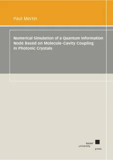 Numerical Simulation of a Quantum Information Node Based on Molecule-Cavity Coupling in Photonic Crystals