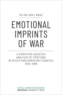 Emotional Imprints of War
