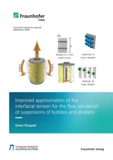 Improved approximation of the interfacial tension for the flow simulation of suspensions of bubbles and droplets