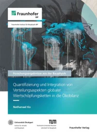 Quantifizierung und Integration von Verteilungsaspekten globaler Wertschöpfungsketten in die Ökobilanz