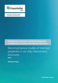 Micromechanical studies of interface properties in on-chip interconnect structures
