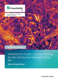 Widefield NV-Center Quantum Sensing for Non-Destructive Materials Testing