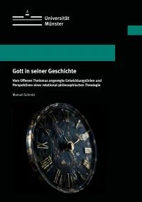 Gott in seiner Geschichte