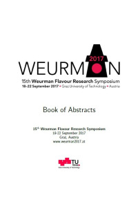 15th Weurman Flavour Research Symposium; Book of Abstracts