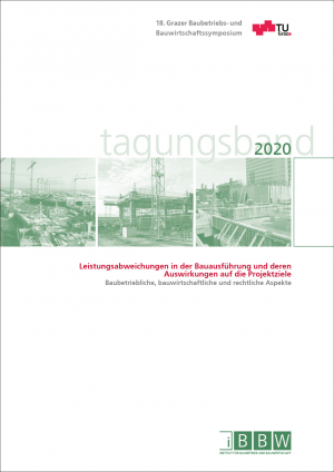 18. Grazer Baubetriebs- und Bauwirtschaftssymposium, Tagungsband 2020
