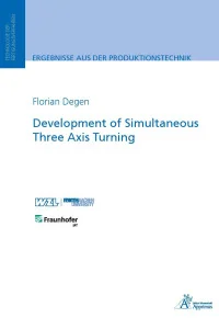 Development of Simultaneous Three Axis Turning