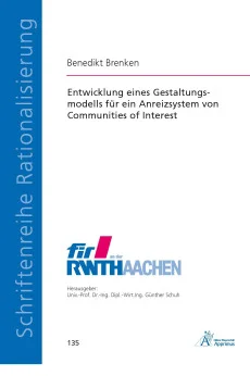 Entwicklung eines Gestaltungsmodells für ein Anreizsystem von Communities of Interest
