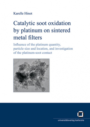 Catalytic soot oxidation by platinum on sintered metal filters