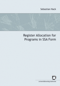 Register allocation for programs in SSA form