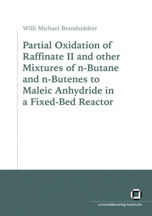 Partial oxidation of raffinate II and other mixtures of n-butane and n-butenes to maleic anhydride in a fixed-bed reactor