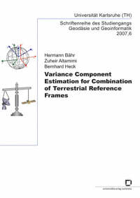 Variance component estimation for combination of terrestrial reference frames