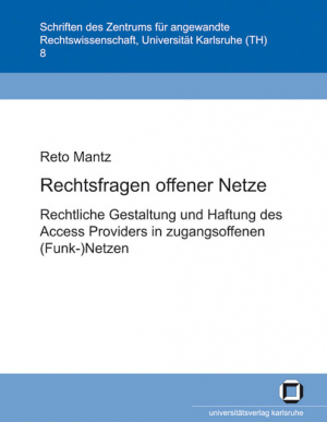 Rechtsfragen offener Netze