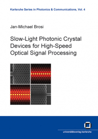 Slow-light photonic crystal devices for high-speed optical signal processing