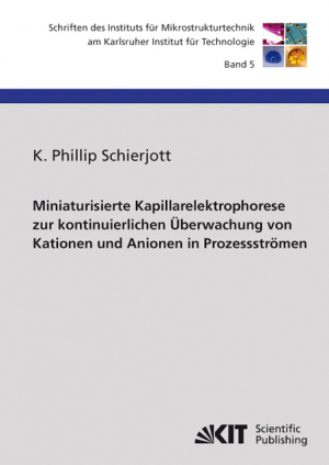 Miniaturisierte Kapillarelektrophorese zur kontinuierlichen Überwachung von Kationen und Anionen in Prozessströmen