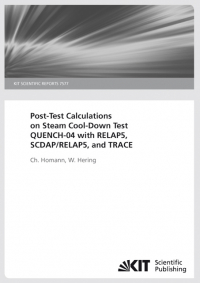 Post-test calculations on steam cool-down test QUENCH-04 with RELAP5, SCDAP/RELAP5, and TRACE. (KIT Scientific Reports ; 7577)