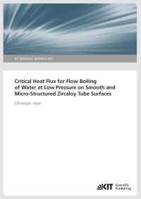 Critical Heat Flux for Flow Boiling of Water at Low Pressure on Smooth and Micro-Structured Zircaloy Tube Surfaces
