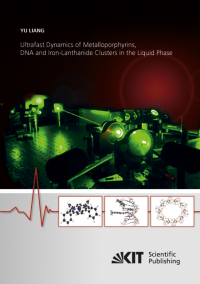 Ultrafast Dynamics of Metalloporphyrins, DNA and Iron-Lanthanide Clusters in the Liquid Phase