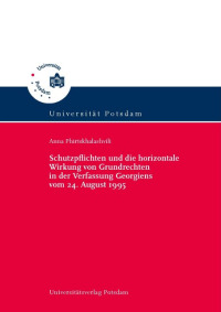 Schutzpflichten und die horizontale Wirkung von Grundrechten in der Verfassung Georgiens vom 24. August 1995