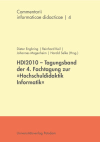 HDI2010 – Tagungsband der 4. Fachtagung zur "Hochschuldidaktik Informatik"