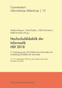 Hochschuldidaktik der Informatik HDI 2018