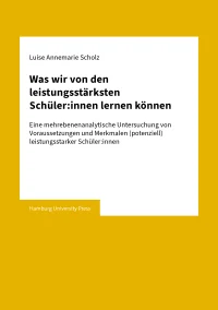 Was wir von den leistungsstärksten Schüler:innen lernen können